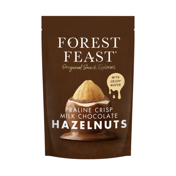 Forest Feast Praline Milk Chocolate Hazelnuts 100g