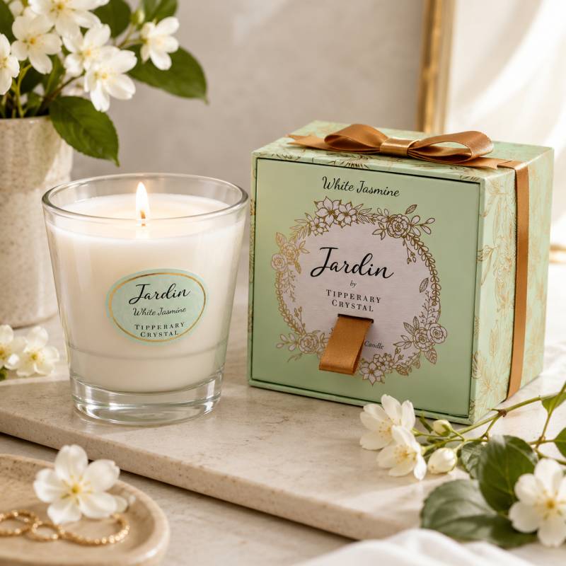 White Jasmine Jardin Collection Candle