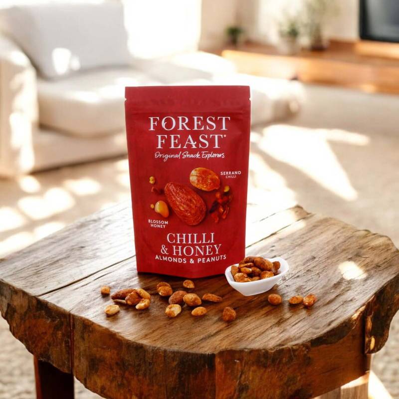 Serrano Chilli Honey Peanuts & Almonds 120g